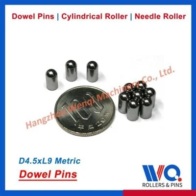 Spherical End Dowel Pins 4.5X5